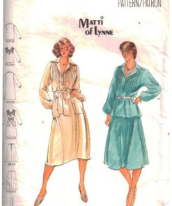 Butterick 5678 Dress, Top, Skirt Size: 12 Used Sewing Pattern