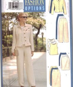 Butterick 5941 Jacket, Top, Skirt, Pants Size: 20-22-24 Uncut Sewing Pattern