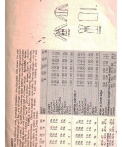 Alternative view of Butterick 6092 Suit - Jacket, Jumper Size: 14 Used Sewing Pattern