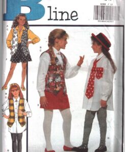 Butterick 6362 Girl's Vest, Shirt, Skirt, Shorts, Leggings 12-14 Uncut Sewing Pattern