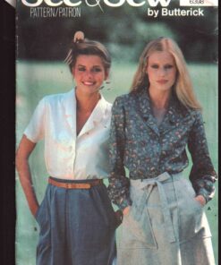 Butterick 6398 Blouse Size: 12 Used Sewing Pattern