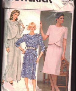 Butterick 6627 Top, Skirt Size: 12 Used Sewing Pattern