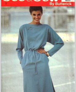 Butterick 6630 Dress Size: S-M-L Used Sewing Pattern