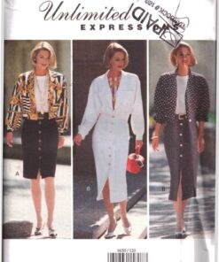 Butterick 6650 Jacket, Skirt, Top Size: 12-14-16 Uncut Sewing Pattern