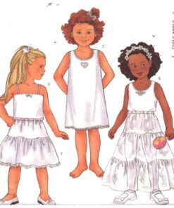 Butterick 6656 Girl's Top, Camisole, Slip, Petticoat Size: 6-7-8 Uncut Sewing Pattern