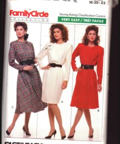 Butterick 6663 Dress Size: 18-20-22 Uncut Sewing Pattern