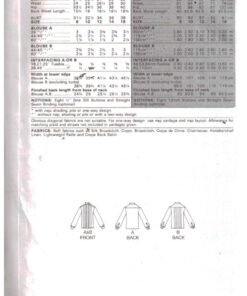Alternative view of Butterick 6758 Blouse Size: 10 Uncut Sewing Pattern