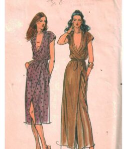 Butterick 6864 Dress Size: 8 Used Sewing Pattern