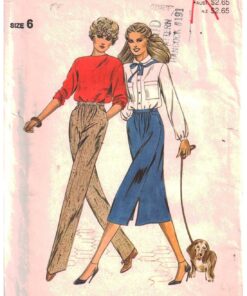 Butterick 6895 Skirt, Pants Size: 6 or 14 Uncut Sewing Pattern