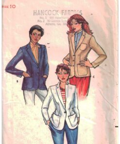 Butterick 6998 Blazer Size: 10 Uncut Sewing Pattern