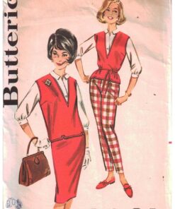 Butterick 9868 Skirt, Pants Blouse, Vest Size: 12 Used Sewing Pattern