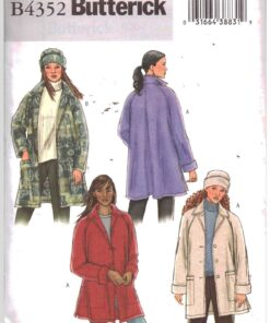 Butterick B4352 Jacket, Hat Size: Z L-XL Uncut Sewing Pattern