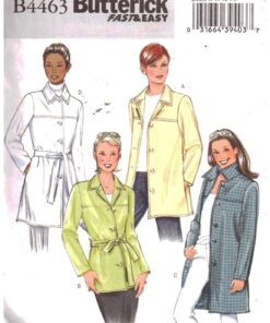 Butterick B4463 Jacket Size: BB 8-10-12-14 Uncut Sewing Pattern