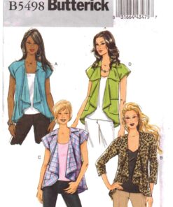 Butterick B5498 Jacket Size: BB 8-10-12-14 Uncut Sewing Pattern