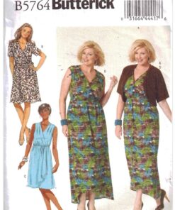 Butterick B5764 Shrug, Dress Size: KK 26W-32W Uncut Sewing Pattern