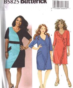 Butterick B5825 Dress Size: RR 18W-24W Uncut Sewing Pattern