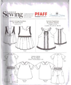 Alternative view of Classic Sewing Summer 2020 Girl's Sundress, Boy's Top, Pants, Misses Top Size: All Uncut Sewing Pattern