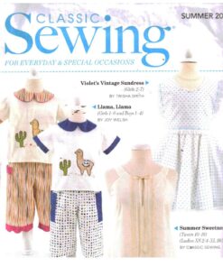 Classic Sewing Summer 2020 Girl's Sundress, Boy's Top, Pants, Misses Top Size: All Uncut Sewing Pattern