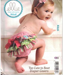 Ellie Mae Designs K626 Infant Diaper Covers Size: XS-XL Uncut Sewing Pattern