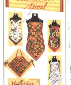 Vanilla House P132 Aprons Size: One Uncut Sewing Pattern