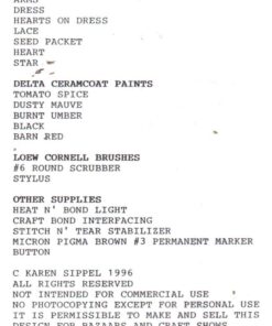 Alternative view of Karen's Kraftwear A1578 Angel Bunny Size: One Uncut Sewing Pattern