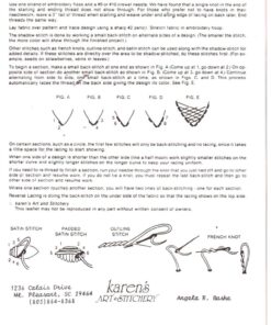 Alternative view of Shadow Stitching Ladies Camisole Size: S-M-L Uncut Sewing Pattern