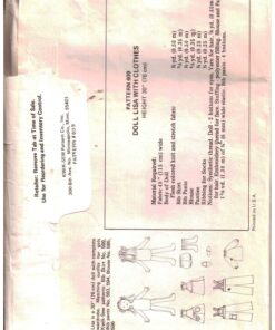 Kwik Sew 609 Doll Lisa with Clothes Size: 30" Uncut Sewing Pattern - Image 2