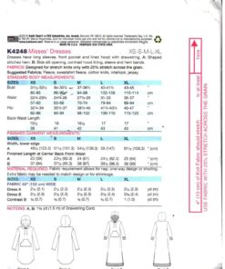 Alternative view of Kwik Sew K4248 Dress with Hood Size: XS-XL Uncut Sewing Pattern