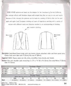 Alternative view of Loes Hinse 5107 Bristo Jacket Size: S Used Sewing Pattern