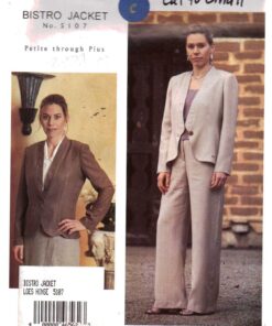 Loes Hinse 5107 Bristo Jacket Size: S Used Sewing Pattern