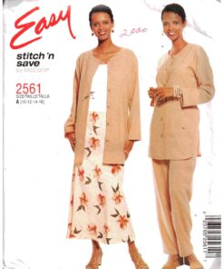 McCall's 2561 Shirt, Pants, Bias Skirt Size: A 10-12-14-16 Used Sewing Pattern
