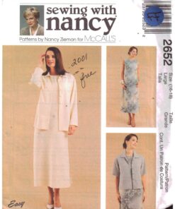 McCall's 2652 Dress, Jacket Size: 16-18 Uncut Sewing Pattern