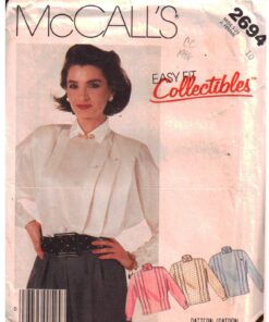 McCall's 2694 Blouse Size: 10 Used Sewing Pattern