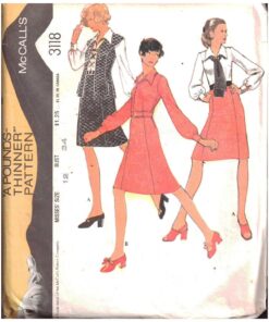McCall's 3118 Blouse, Vest, Skirt Size: 12 Bust 34 Used Sewing Pattern