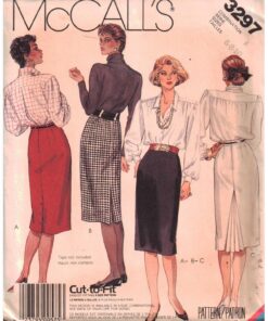 McCall's 3297 Skirts Size: A 6-8-10 Uncut Sewing Pattern