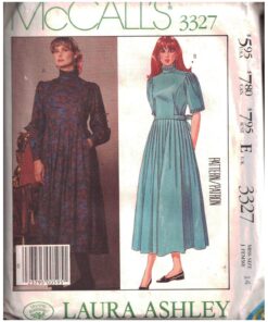 McCall's 3327 Dress by Laura Ashley Size: 14 Uncut Sewing Pattern