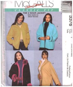 McCall's 3376 Jacket Size: Y XS-S-M Uncut Sewing Pattern
