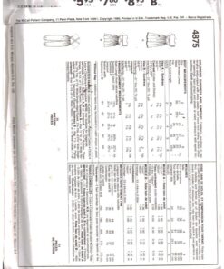 Alternative view of McCall's 4875 Girl's Sundress, Jumpsuit Size: 6 Uncut Sewing Pattern