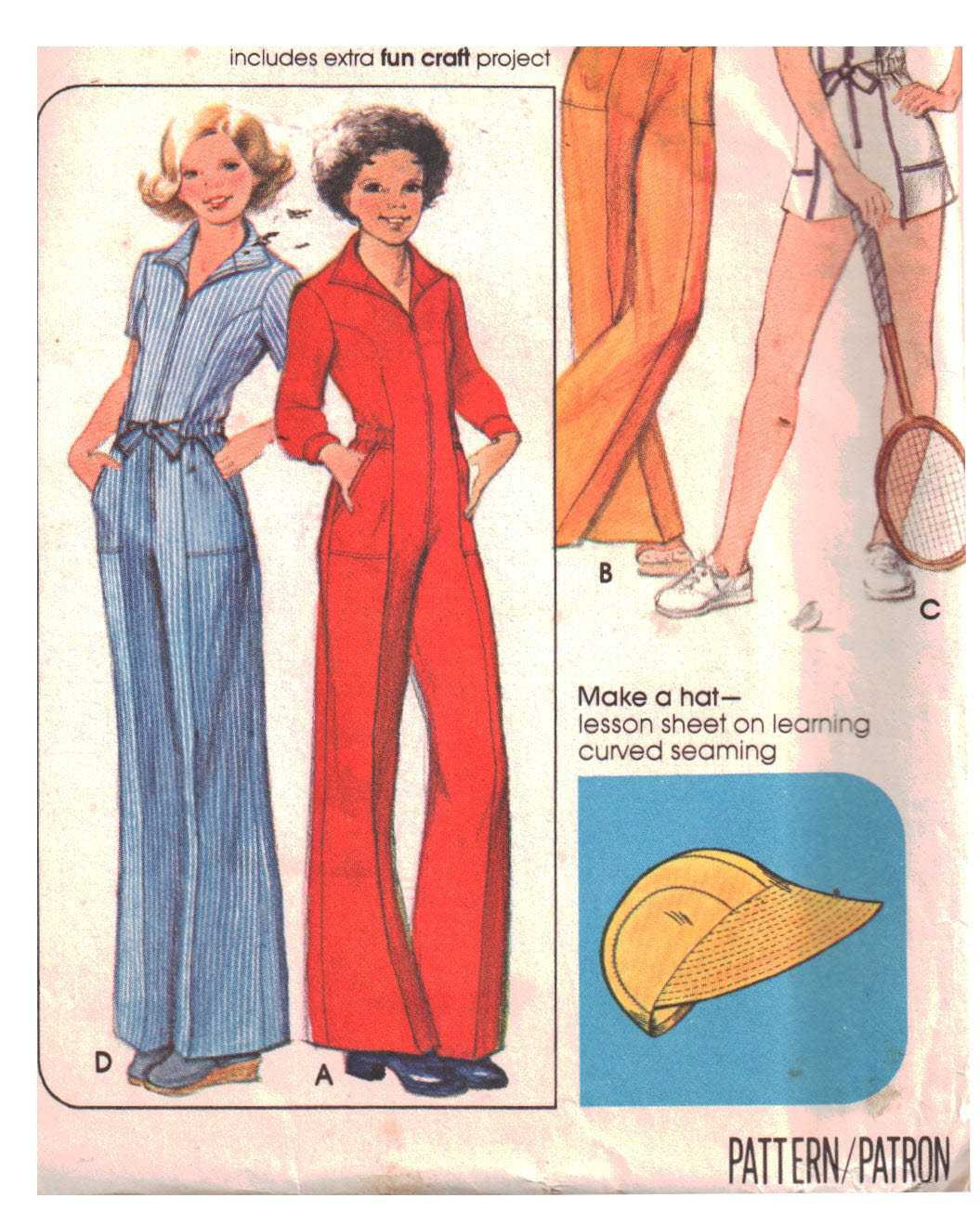 McCall's 5422 Girl's Jumpsuit Size: 10 Used Sewing Pattern