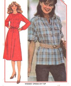 McCall's 6139 Dress, Top Size: 10 Bust 32.5 Uncut Sewing Pattern