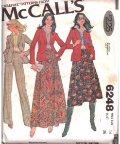 McCall's 6248 Blazer, Skirt, Pants Size: 14 Bust 36 Uncut Sewing Pattern
