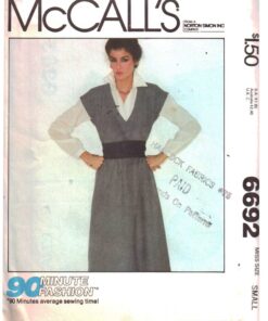 McCall's 6692 Jumper Size: 10-12 Uncut Sewing Pattern