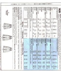 Alternative view of McCall's 7635 Skirts Size: 16 Waist 30 Uncut Sewing Pattern