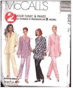 McCall's 8527 Tunic, Pants Size: D 12-14-16 Uncut Sewing Pattern