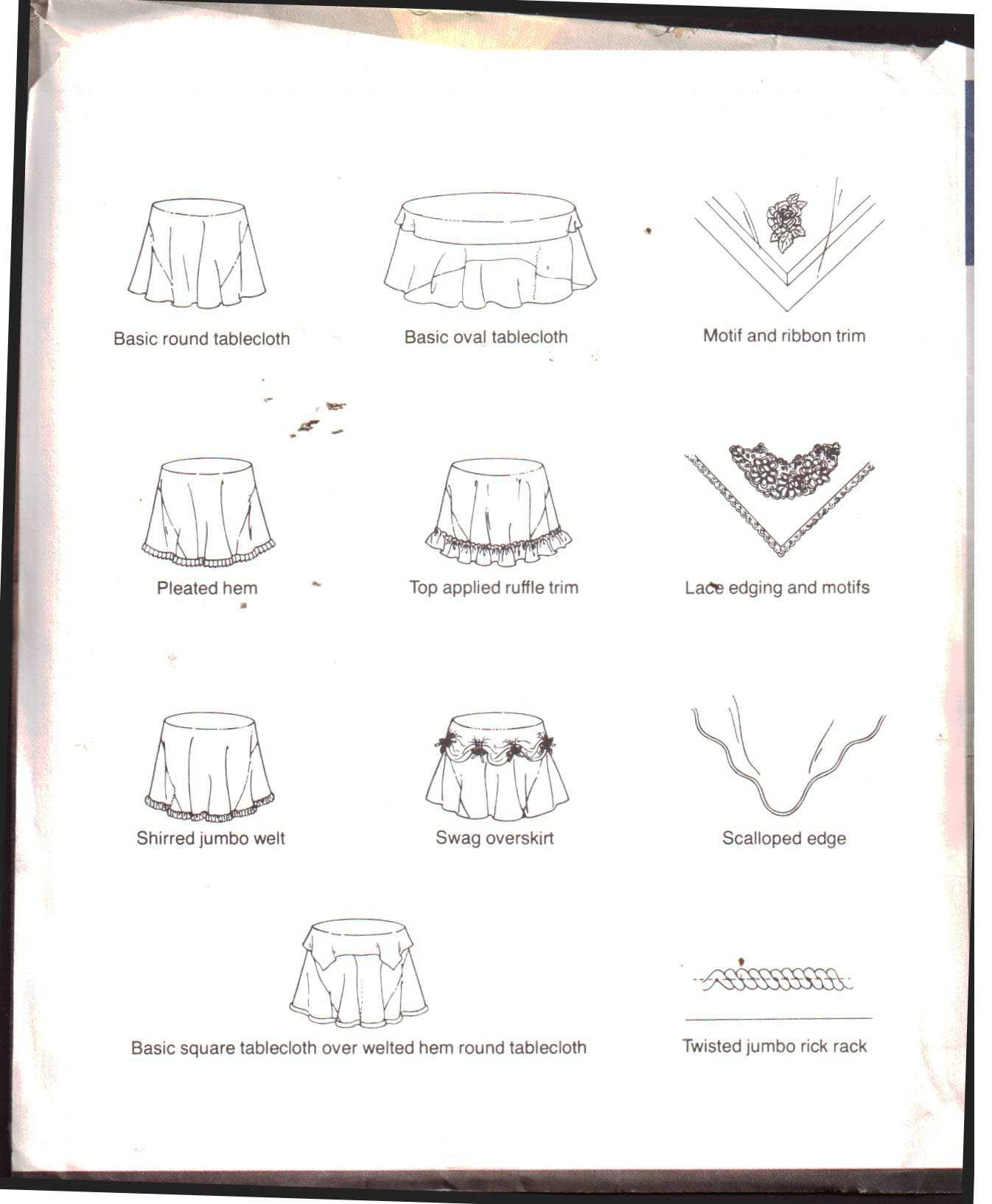 McCall's 8953 Table Essentials Size: One Uncut Sewing Pattern - Image 2