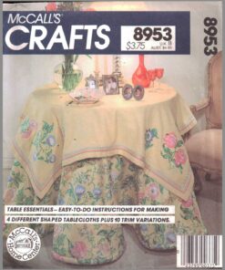 McCall's 8953 Table Essentials Size: One Uncut Sewing Pattern