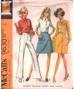 McCall's 9630 Blouse, Skirt, Pants Size: 8 Bust 31.5 Used Sewing Pattern