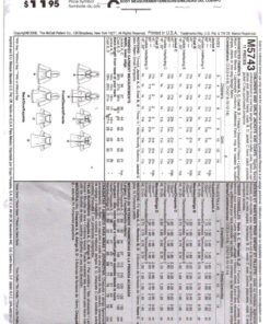 Alternative view of McCall's M5743 Girl's Jacket, Coat Size: CCE 3-4-5-6 Uncut Sewing Pattern