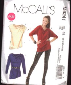 McCall's M6241 Tunics Size: B5 8-16 Uncut Sewing Pattern
