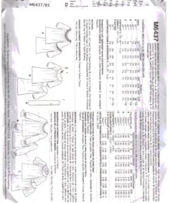 Alternative view of McCall's M6437 Tops Size: B5 8-16 Uncut Sewing Pattern